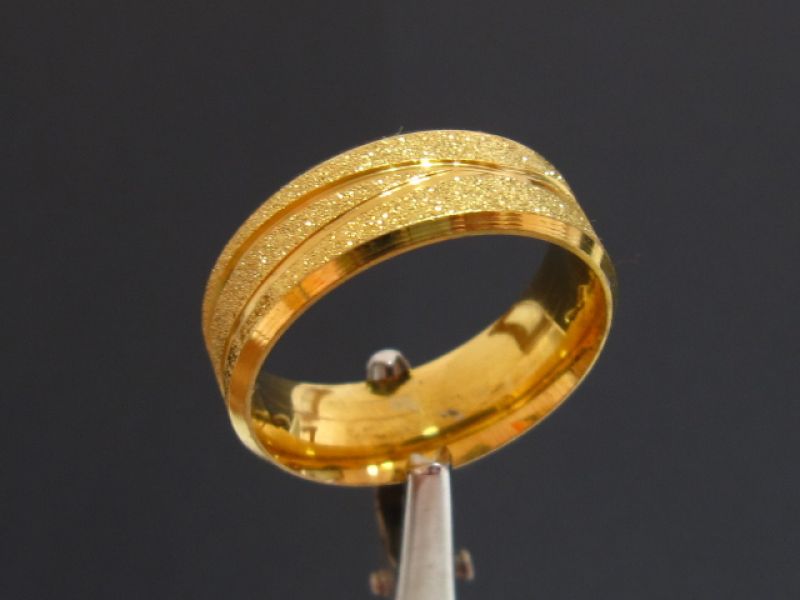 Aliança em ouro laminado (unisexo)