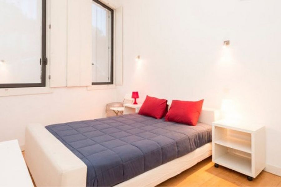 Apartamento de um quarto moderno e luminoso