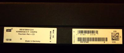 Caneta MontBlnac Meisterstück Hommage à Frédéric Chopin