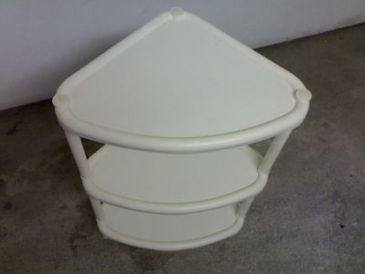 Vendo MÓVEL DE ESQUINA BRANCO EM PVC