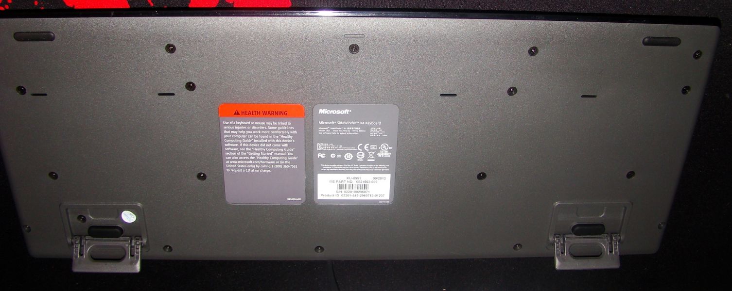 Teclado Microsoft SideWinder X4 (USB) - como novo