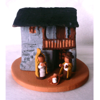 Presépios em casas tradicionais