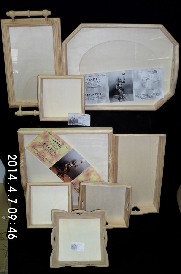 Fabricantes de artigos de madeira - Caixas, tabuleiros, molduras...