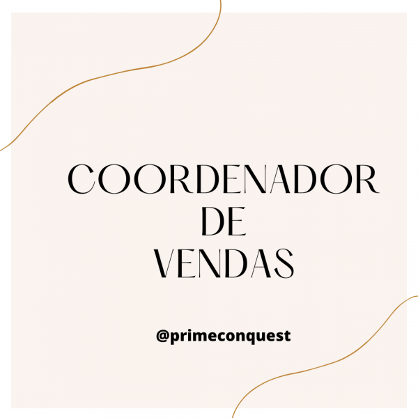 Coordenador de Vendas