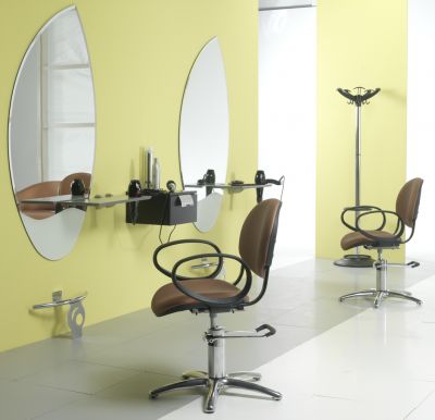 MOBILIÁRIO DE SALÃO DE CABELEIREIRO