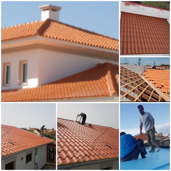 Reparação de telhados de casas, edifícios, Telhados em Painel Sandwich 