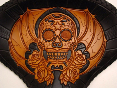 banco moto personalizado-leathercraft