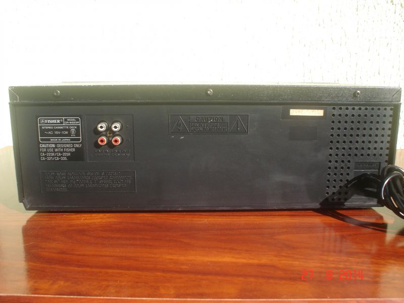 Deck Cassetes Duplo FISHER