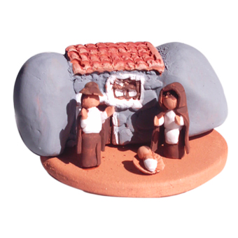 Presépios em casas tradicionais