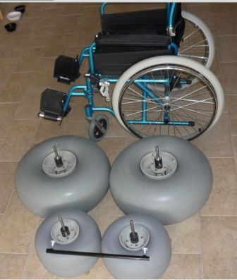 Cadeira de Rodas para a Praia e Todo o Terreno