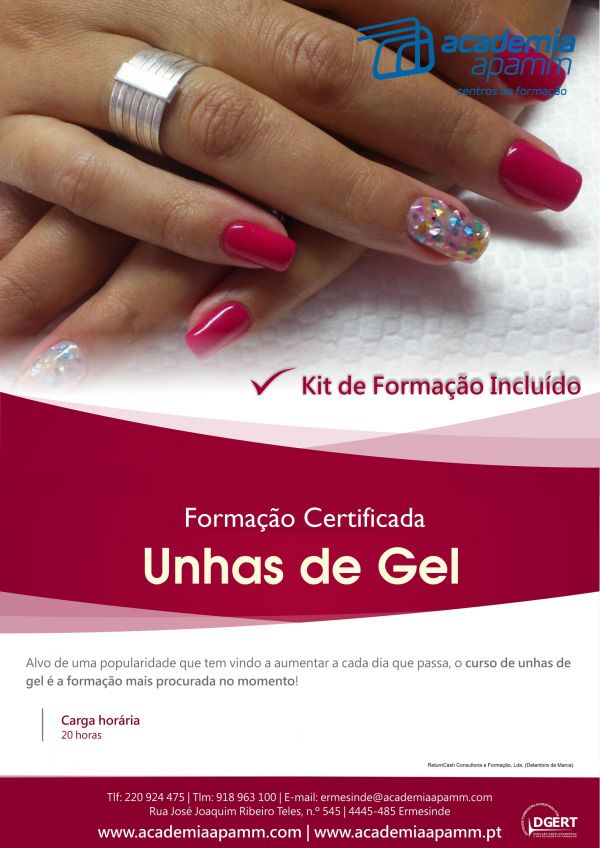 Curso Certificado Unhas de Gel c/Oferta de KIT Profissional