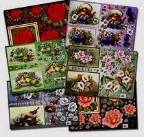 Materiais para decoupage...