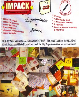 SACOS DE PAPEL - SACOS DE PLÁSTICO - SACOS DE TECIDO - ETIQUETAS AUTOCOLANTES - FITAS AUTOADESIVAS -