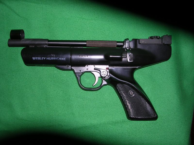 Pistola de Pressão de Ar de Competição Desportiva Webley Hurricane
