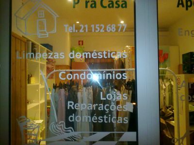 Limpezas, engomadoria e arranjos de costura