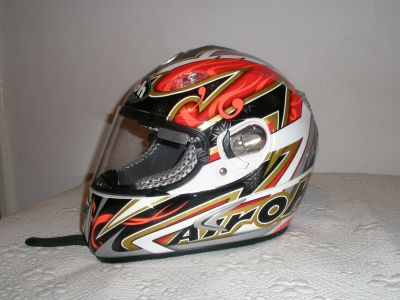 Capacete Airoh Dragon Wiizard Red tamanho M