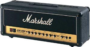 Marshall DSL100 JCM 2000 DSL Guitar Head + Marshall MR1960A guitar cabinet 