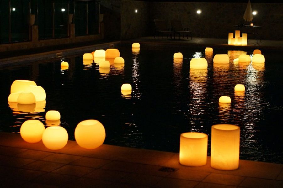 Velas flutuantes