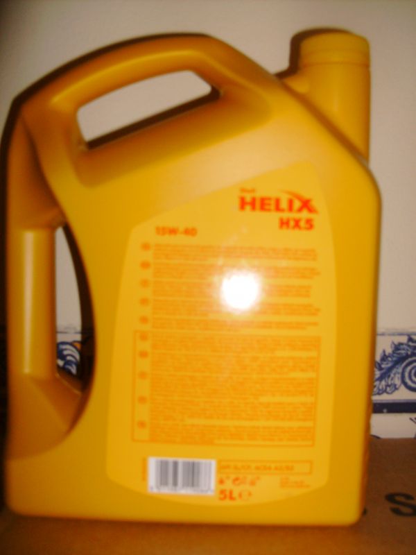 Shell helix hx 5 universal 15w40 (5 lts.)  