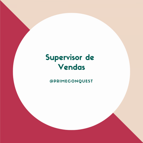 Supervisor de Vendas