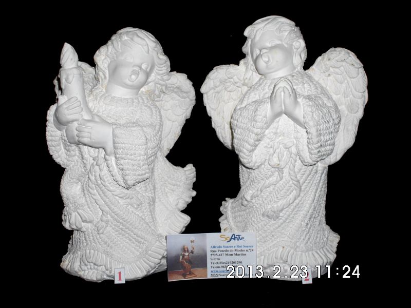 Gesso - Peças para pintar e ornamentos...