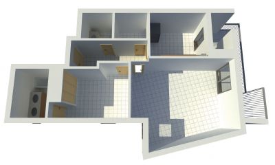 Apartamento T0+1 com terraço para venda, NOVO, no centro de Albufeira (204)