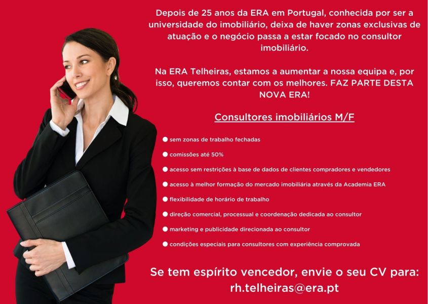 Consultor Imobiliário m/f