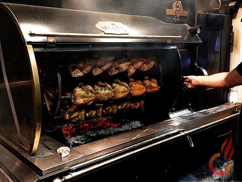 Vulcano Gres: fornos de brasa, grelhadores, assadores de frango, rodizios… 