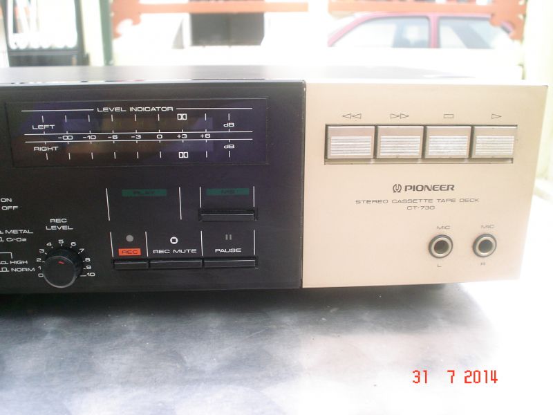 Deck Cassetes Pioneer CT 730
