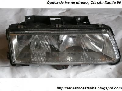 Óptica da frente direito , Citroên Xantia 96 . 