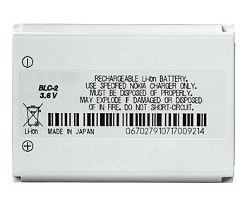 Bateria BLC-2 (BLC2) - 3510 - 6810  Modelo usado nos telemóveis 3510 - 6810 e outros telemóveis comp