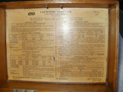 Multimetro a válvulas. 