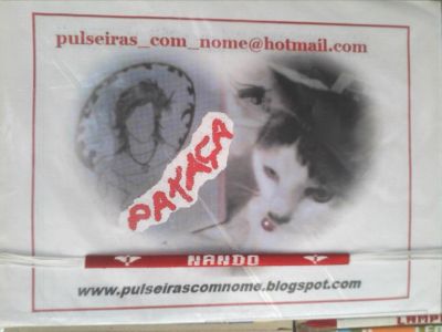 Pulseiras com nome