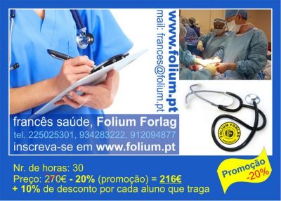 Cursos norueguês, sueco, alemão, francês e inglês saúde / negócios / jurídico