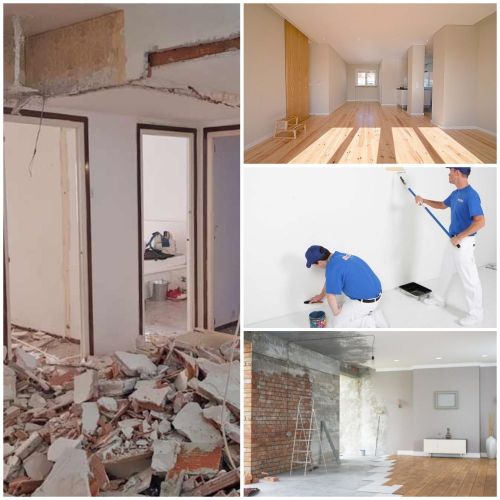 Construção de Moradias de raiz, e Remodelações gerais, Pladur, pinturas 