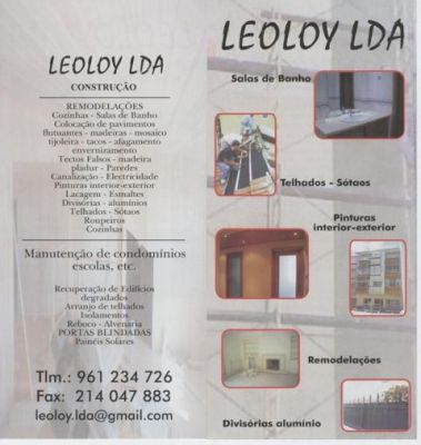 SERVIÇOS PARA A SUA CASA - Construção Civil, Pinturas, Interiores, Exteriores, Trabalhos em Altura (