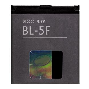 Bateria BL-5F (BL5F) - Nokia 6210 Navigator, Nokia 6290, Nokia E65 , Nokia N93i , Nokia N9  modelo u
