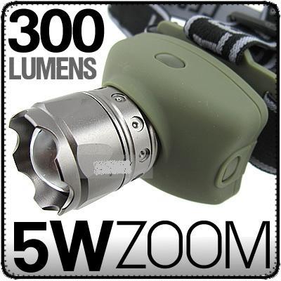 Lanterna LED para BTT, Caça, Pesca etc.. de 300 Lm (NOVO em CAIXA)