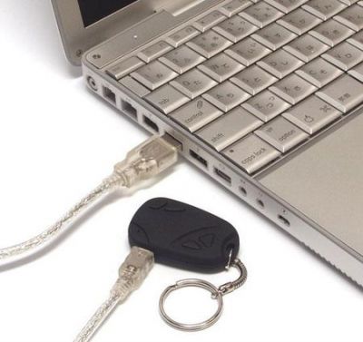 Micro Camera de filmar porta chaves