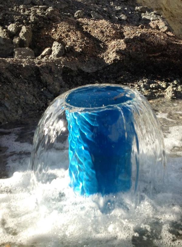 Execuçao de furos e montagem de bombas