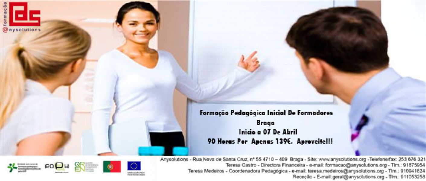 Fornmação Pedagógica Inicial de Formadores
