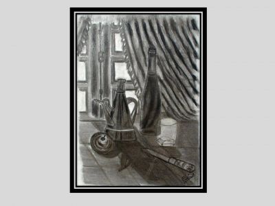 AGUARELAS, PASTEL SECO, CARVÃO, TÉCNICA MISTA.