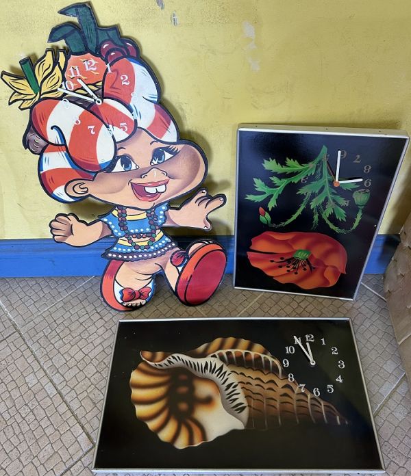 Relógios de parede de pilha (7+3)