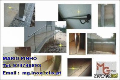 GRADEAMENTOS VARANDAS ESCADAS PORTÕES EM INOX