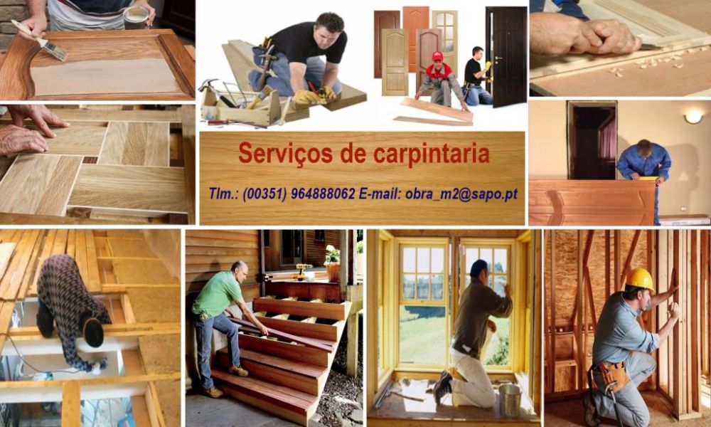CARPINTEIRO, Serviços de carpintaria