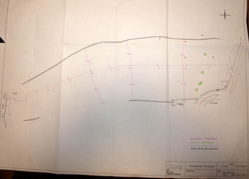  Costa de Prata, terreno com área de 16118 m2 urbano, com 40 metros frente para a estrada principal.