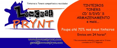 Consumíveis Informáticos a baixo custo - Tinteiros, Toners, CD/DVD