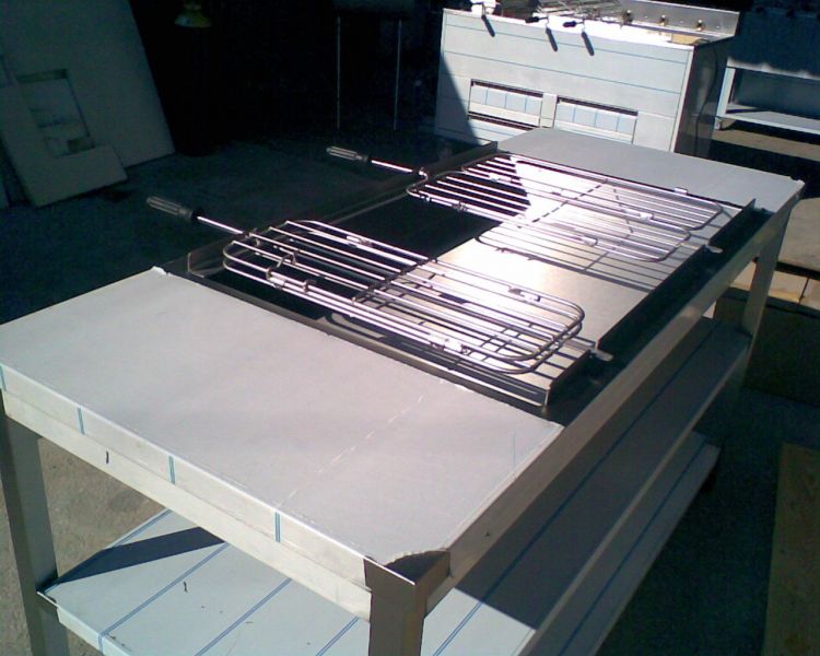 Churrasqueiras a carvão Industrial