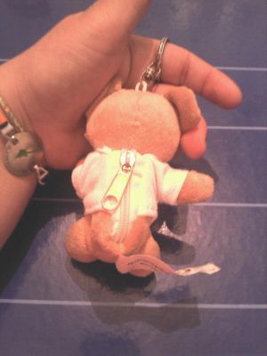 ursinho lindo porta chaves - moedas MADEIRA