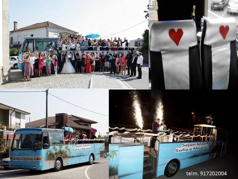 Autocarro descapotável especial eventos publicidade